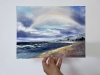 Rainbow over the sea Kites