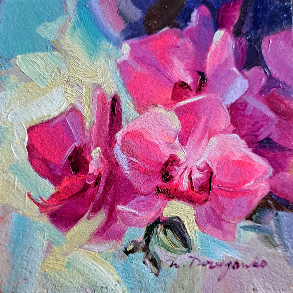 Orchid painting small