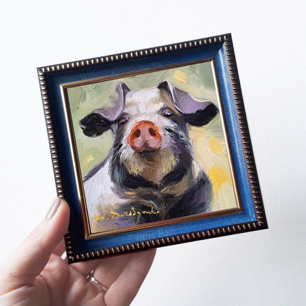 Pig portrait