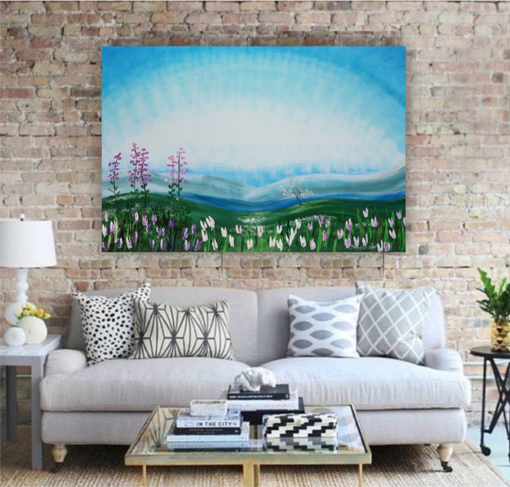 Spring B048 large canvas