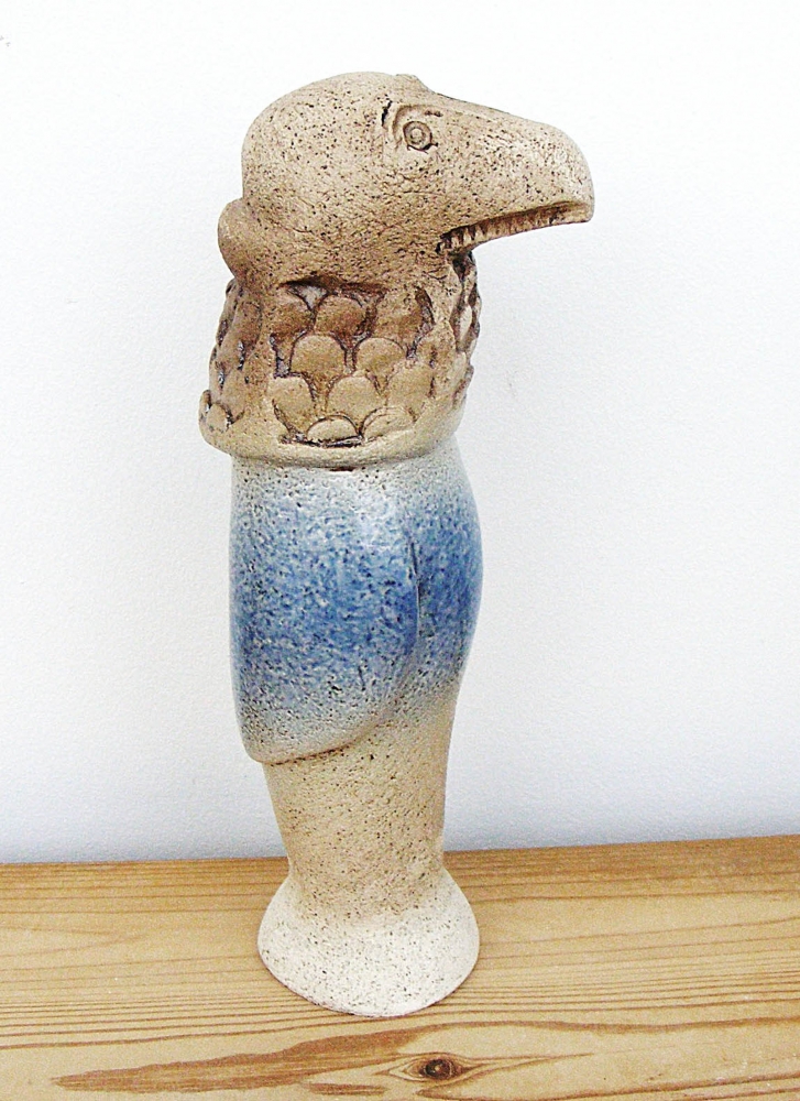 Nekhbet - Vulture Headed Ancient Egyptian Goddess - Ceramic Sculpture