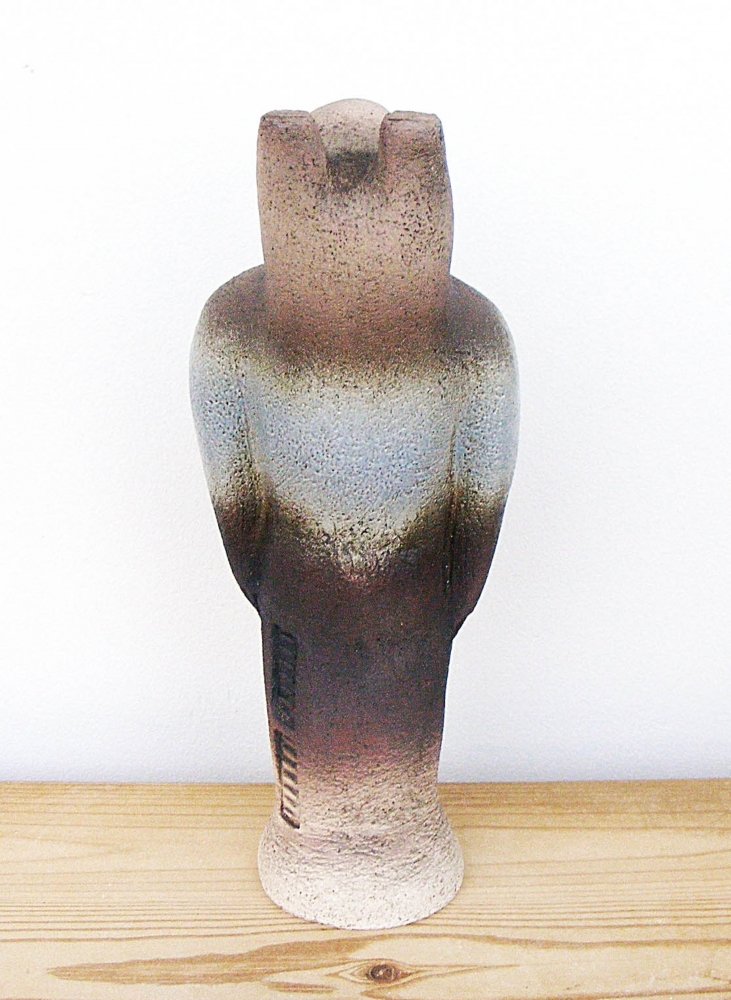 Set - Mythological Animal Headed Ancient Egyptian God - Ceramic Sculpture