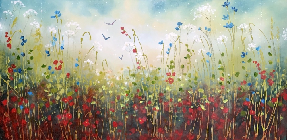 Wild Awakening - Dandelions & Poppies