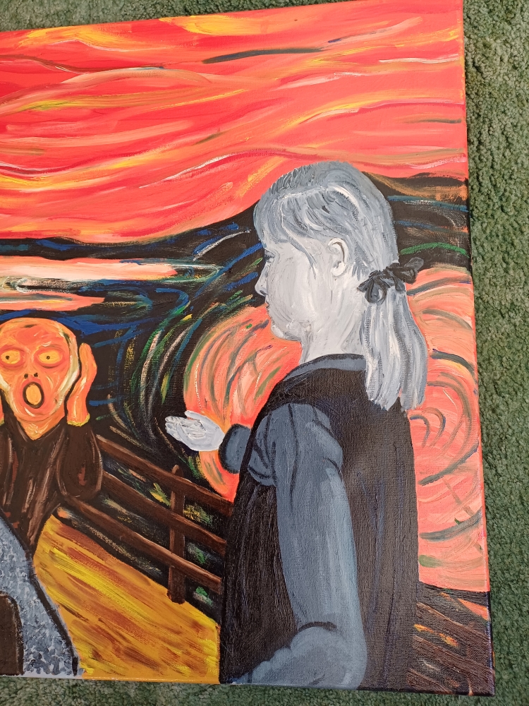 The Scream and the Young Girl