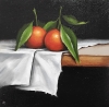 Clementines on cloth 