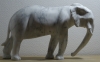 Carrara Marble Wild Animal - Elephant 1