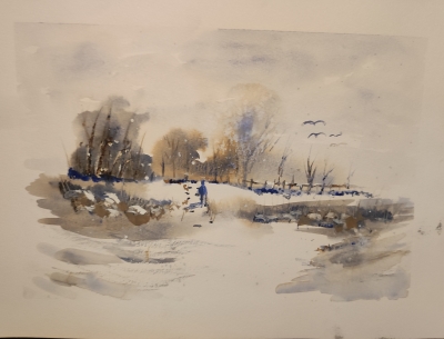 A winters stroll