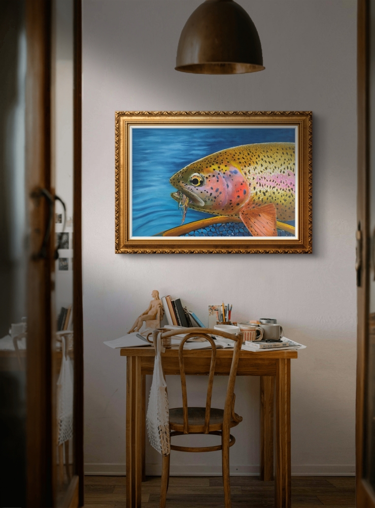 Rainbow Trout Painting