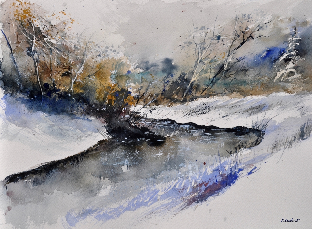 River in winter