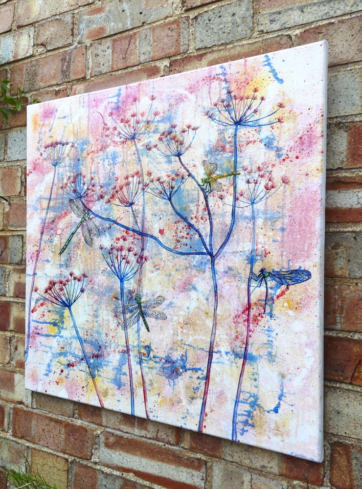 Transition....Cow Parsley and Dragonflies