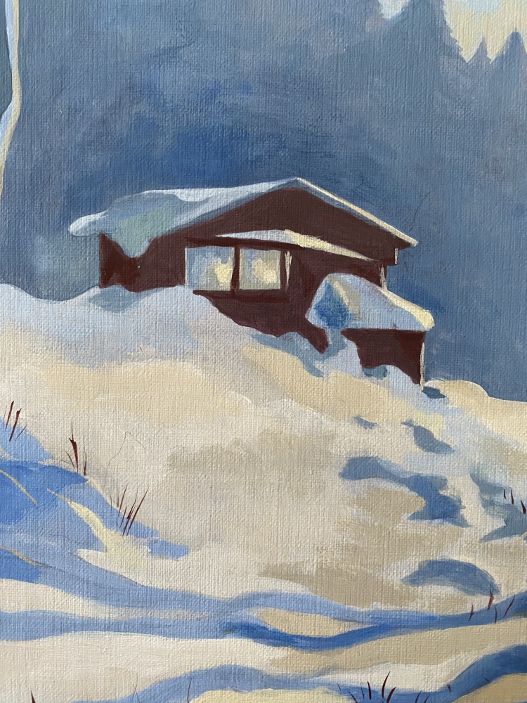 Cabin in the snow - Missing Home