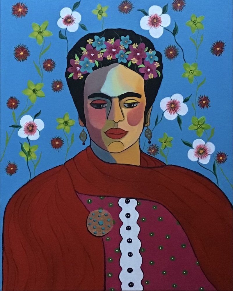 Frida Kahlo with Shawl