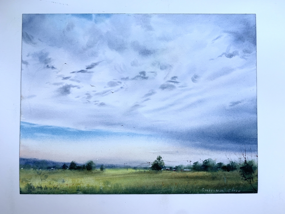 Field and sky #2