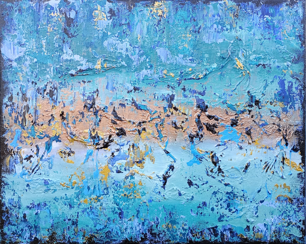 MARRITZA 50 x 40cm Textured Abstract Painting