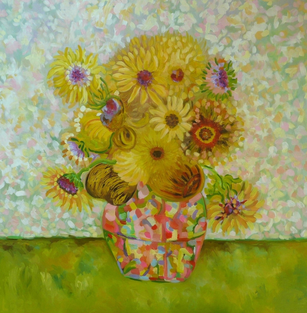 Sunflowers in a Vase 2024 