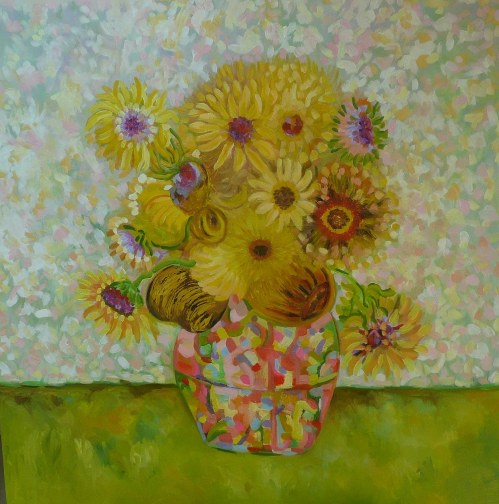 Sunflowers in a Vase 2024 