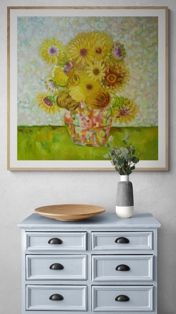 Sunflowers in a Vase 2024 