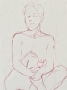 Woman sitting - Nude