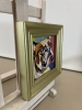 Colorful Bulldog. Framed.