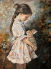 Young Girl with a Bunny.