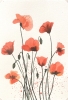 POPPIES STANDING TALL