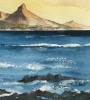 Table Mountain from Robben Island