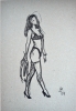 Bikini and Heels: A Bold Sketch