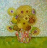 Sunflowers in a Vase 2024 