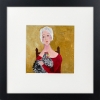 Woman with Maran Chicken framed