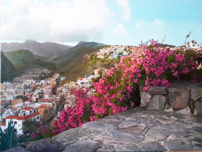 SUNRISE OVER SAN-SEBASTIAN   (LA GOMERA, THE CANARIES)