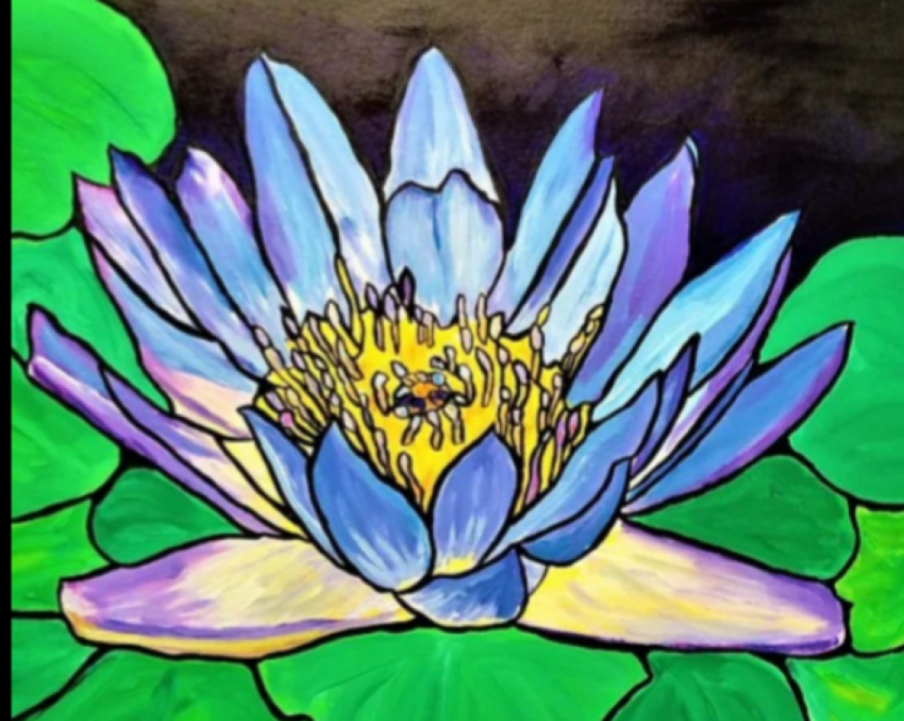 Blue Water Lily