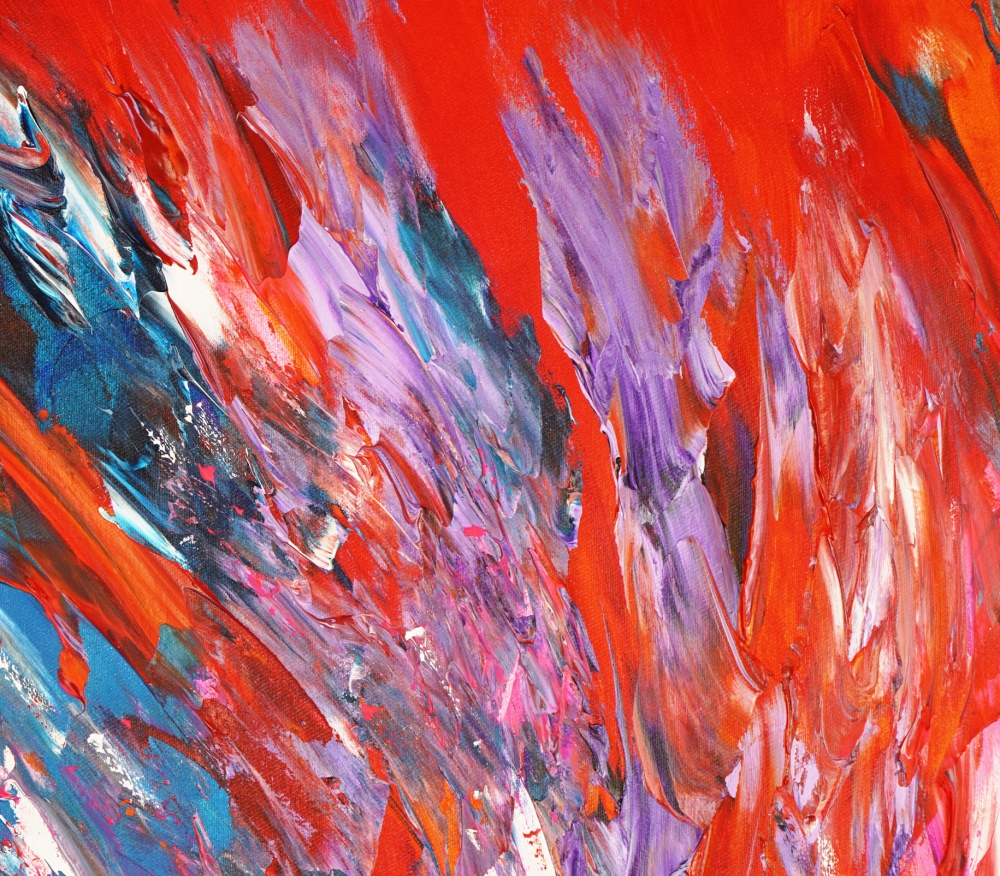 Red Energy Abstraction XL 2