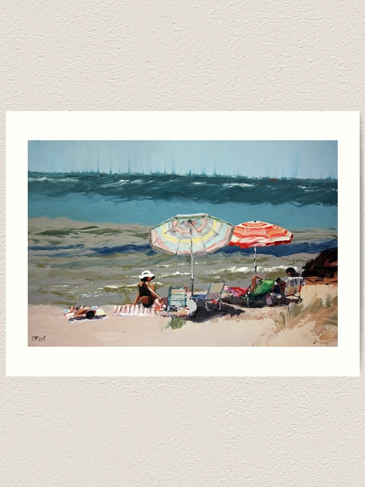 Beach Umbrellas - Limited Edition Giclee Print