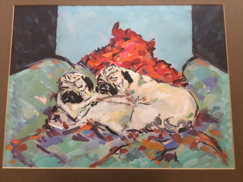 Sleeping Pugs #III