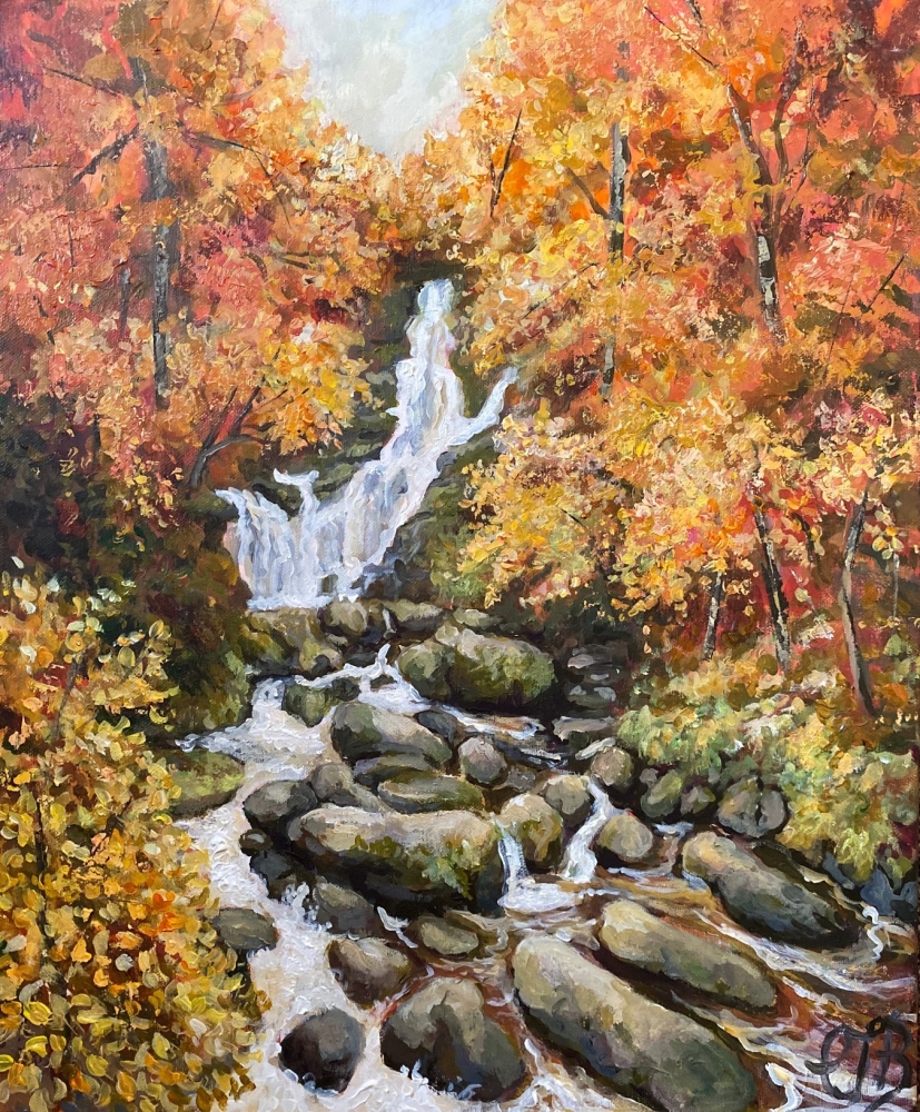 Waterfall in Autumn