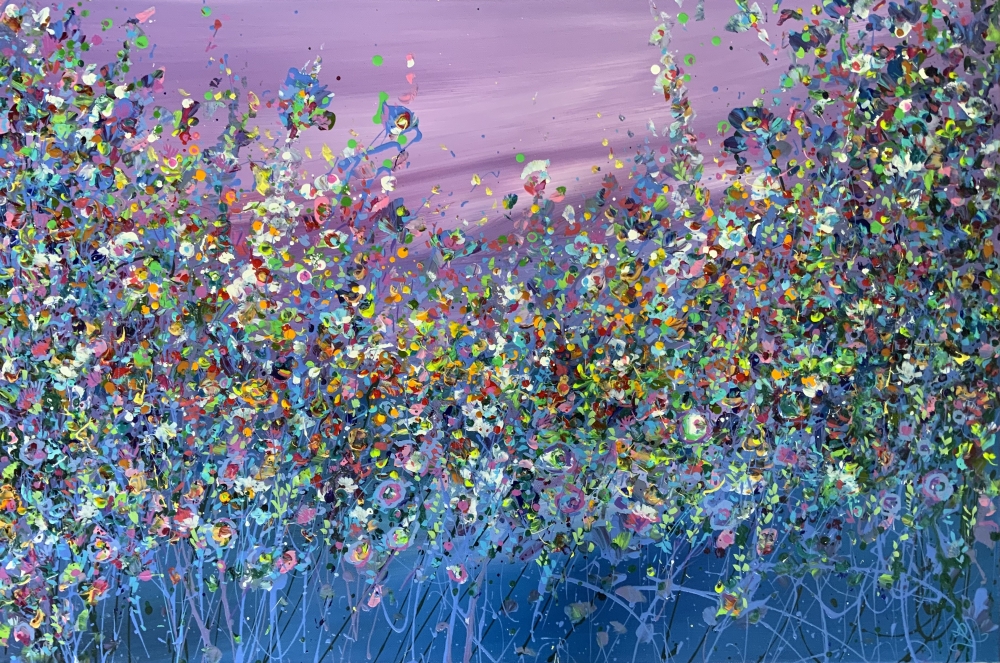 Lilac Abstract Meadow 