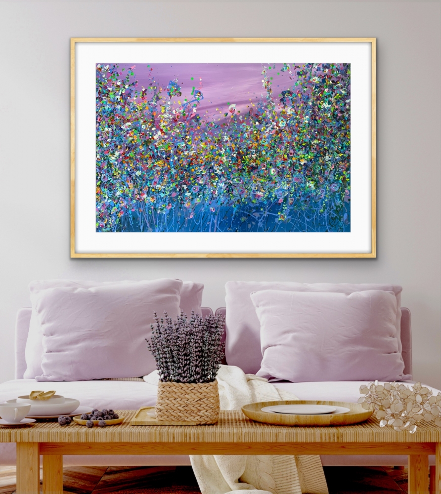 Lilac Abstract Meadow 