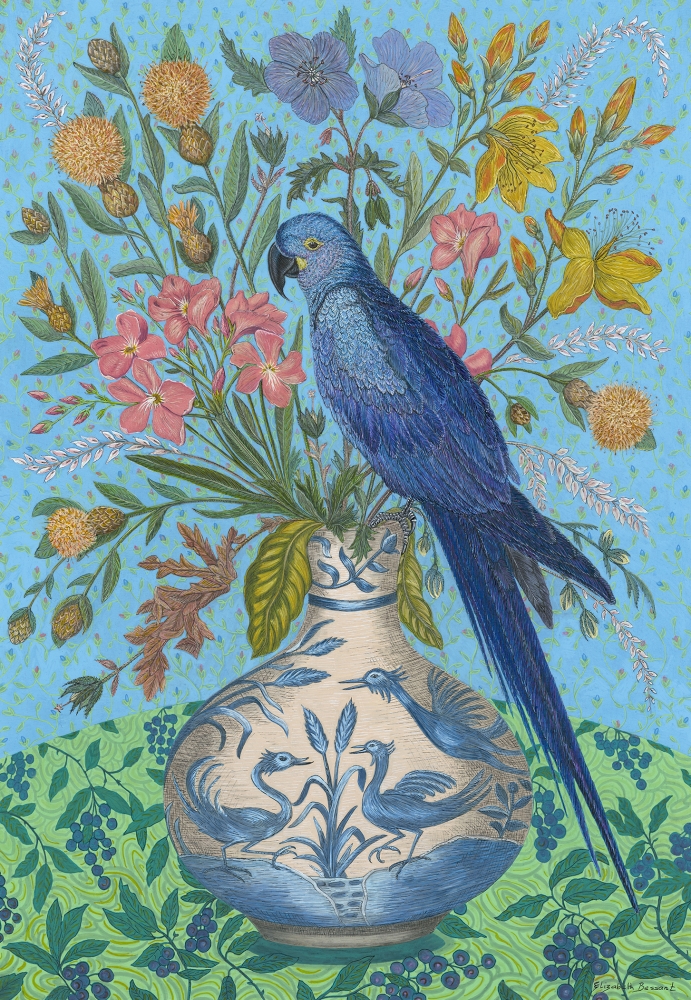 Maccaw on a Vase