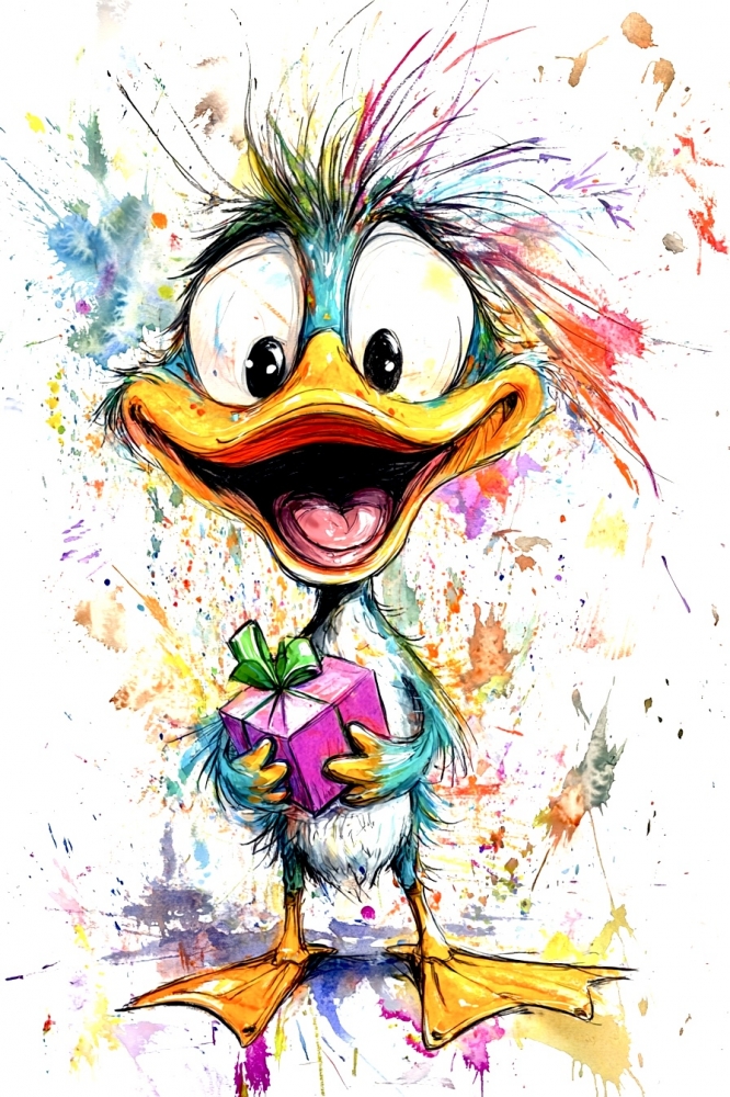 \"Joyful Duck\"