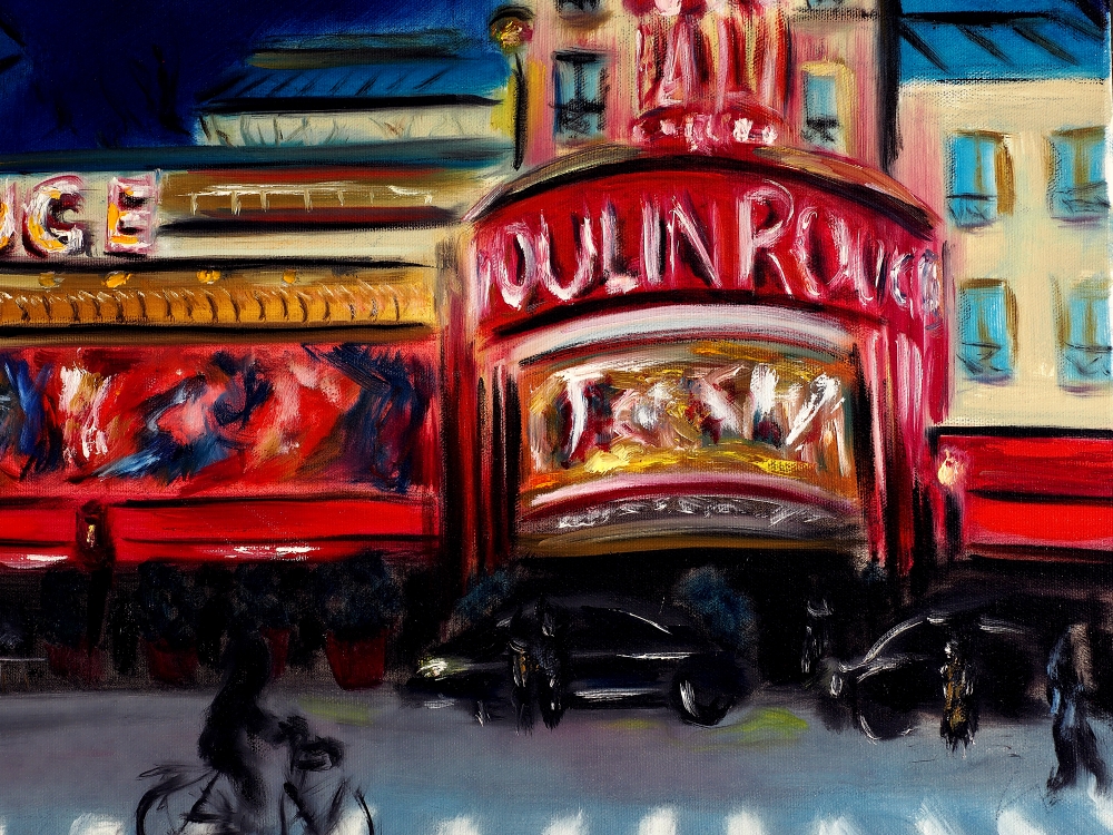 Moulin Rouge, Evening Paris