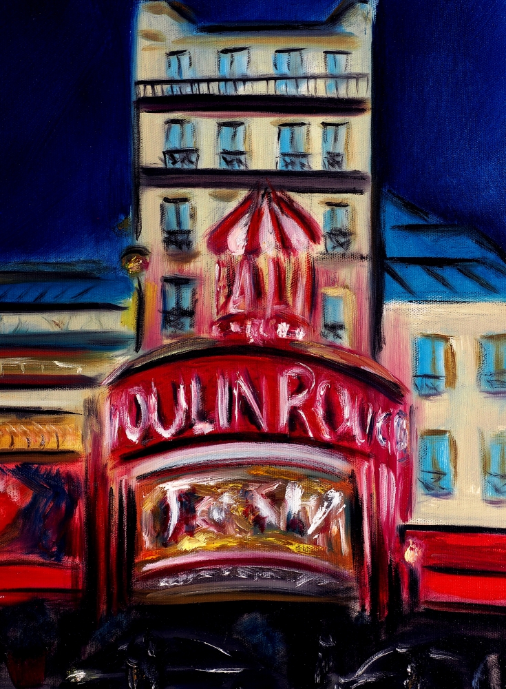 Moulin Rouge, Evening Paris