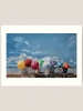 Colourful Umbrellas - Limited Edition Giclee Print