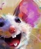 \"Colorful Whimsy Mouse\"