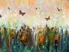 Landscape with butterflies