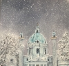  St. Charles Church in the Winter snow, Vienna.