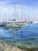 Yachts at anchor  #19