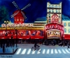 Moulin Rouge, Evening Paris