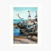 Rockpool Jumping III - Limited Edition Giclee Print