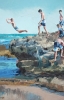 Rockpool Jumping III - Limited Edition Giclee Print