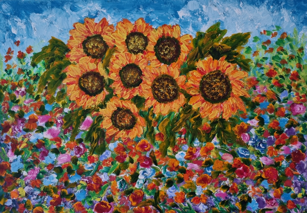 Exuberance Sunflowers 